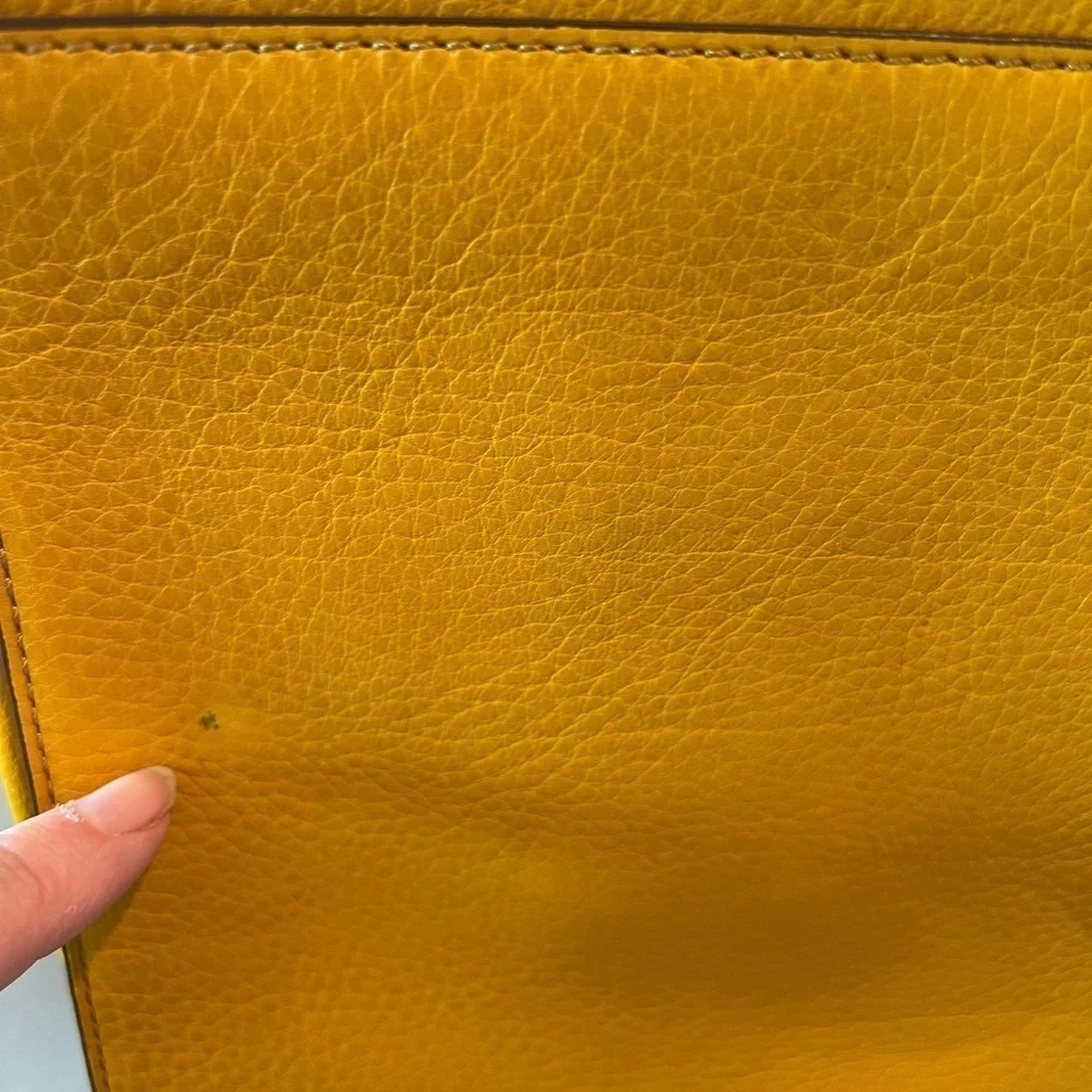 Michael Kors Yellow Crossbody Bag with Adjustable Strap